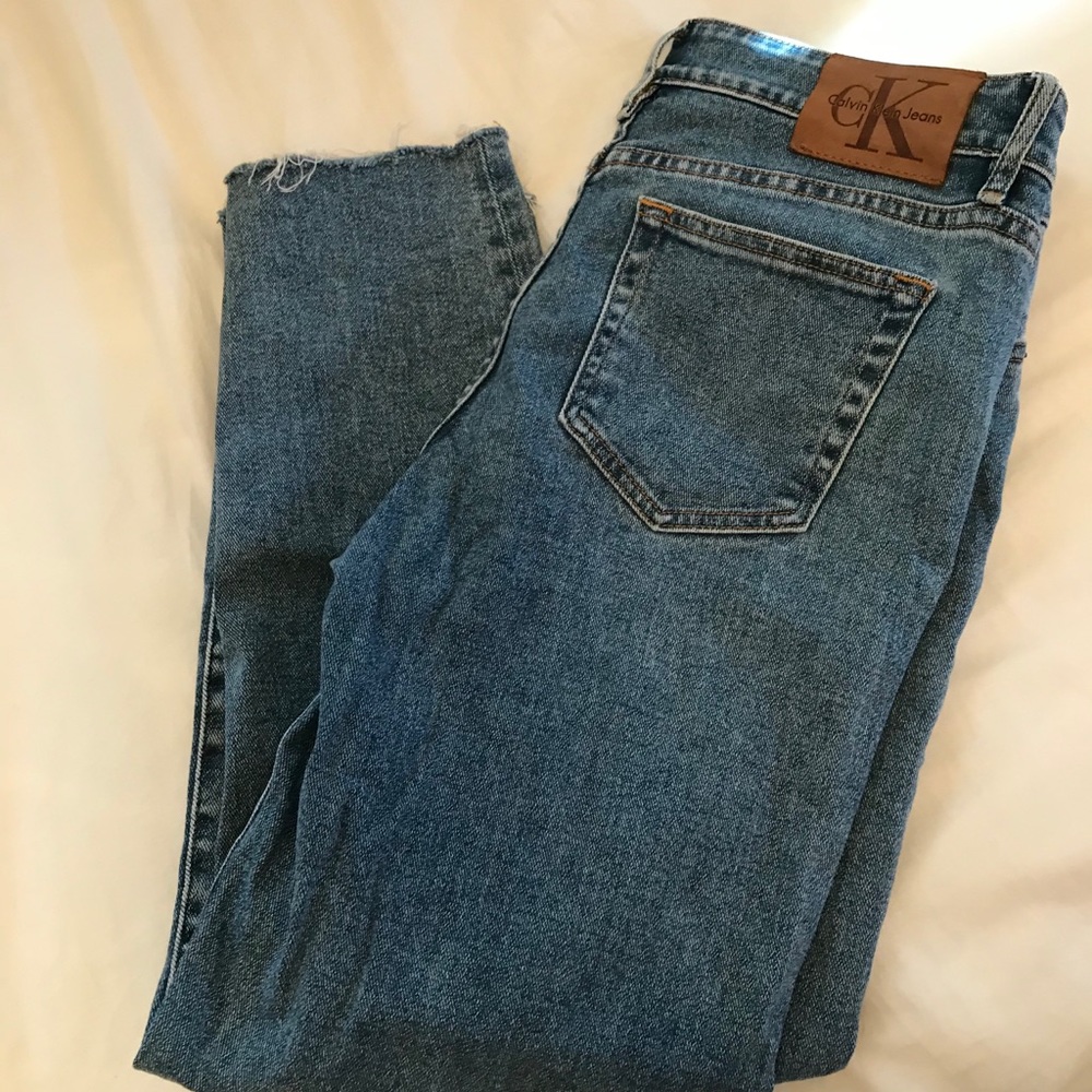 Calvin Klein Raw Hem Jeans